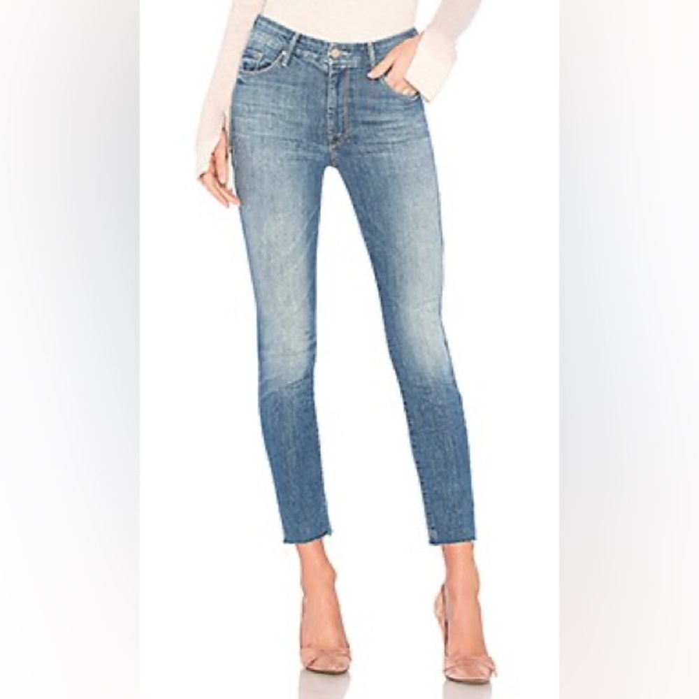 Mother Looker Ankle Fray Jeans